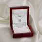 To My Beautiful Wife Lucky Love Knot Necklace