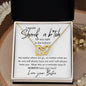I Would Shank a B*tch Bestie Interlocking Necklace