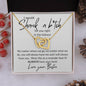 I Would Shank a B*tch Bestie Interlocking Necklace