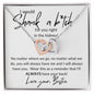 I Would Shank a B*tch Bestie Interlocking Necklace