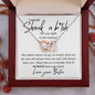 I Would Shank a B*tch Bestie Interlocking Necklace
