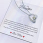 To Daughter Fr Mom Something You Must Know Forever Love Necklace