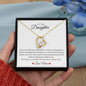 To Daughter Fr Mom Something You Must Know Forever Love Necklace