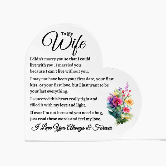 To My Wife Read These Words And Feel My Love